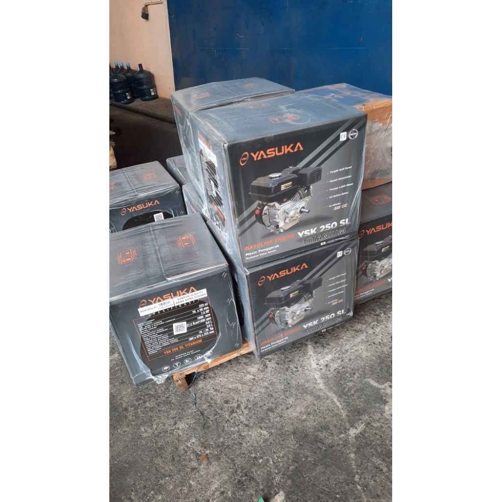 Promo Ysk 250 Sl Yasuka Titanium Mesin Penggerak Bensin Putaran Lambat Rantai Yasuka Gasoline Engine