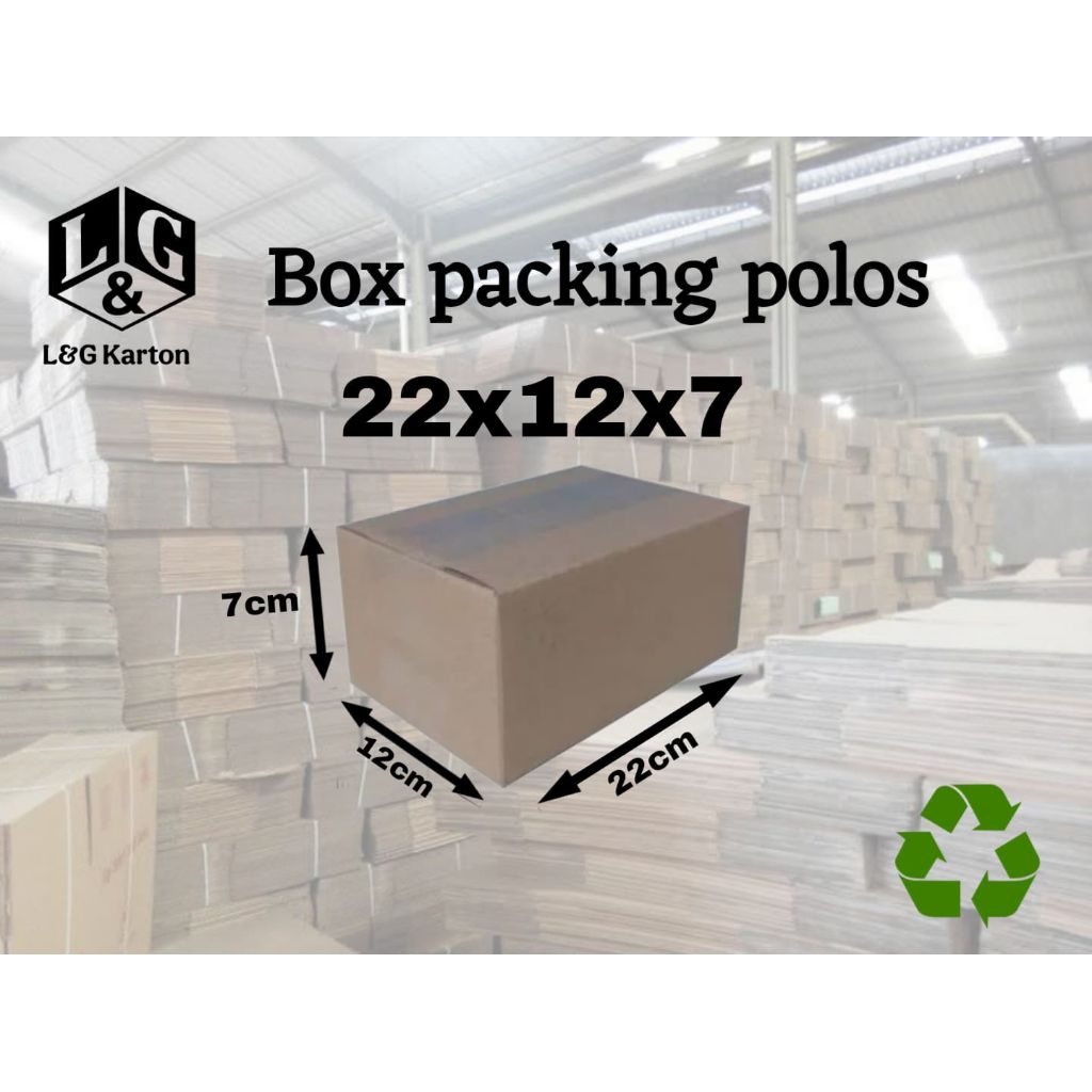

Box Packing polos UK 22x12x7