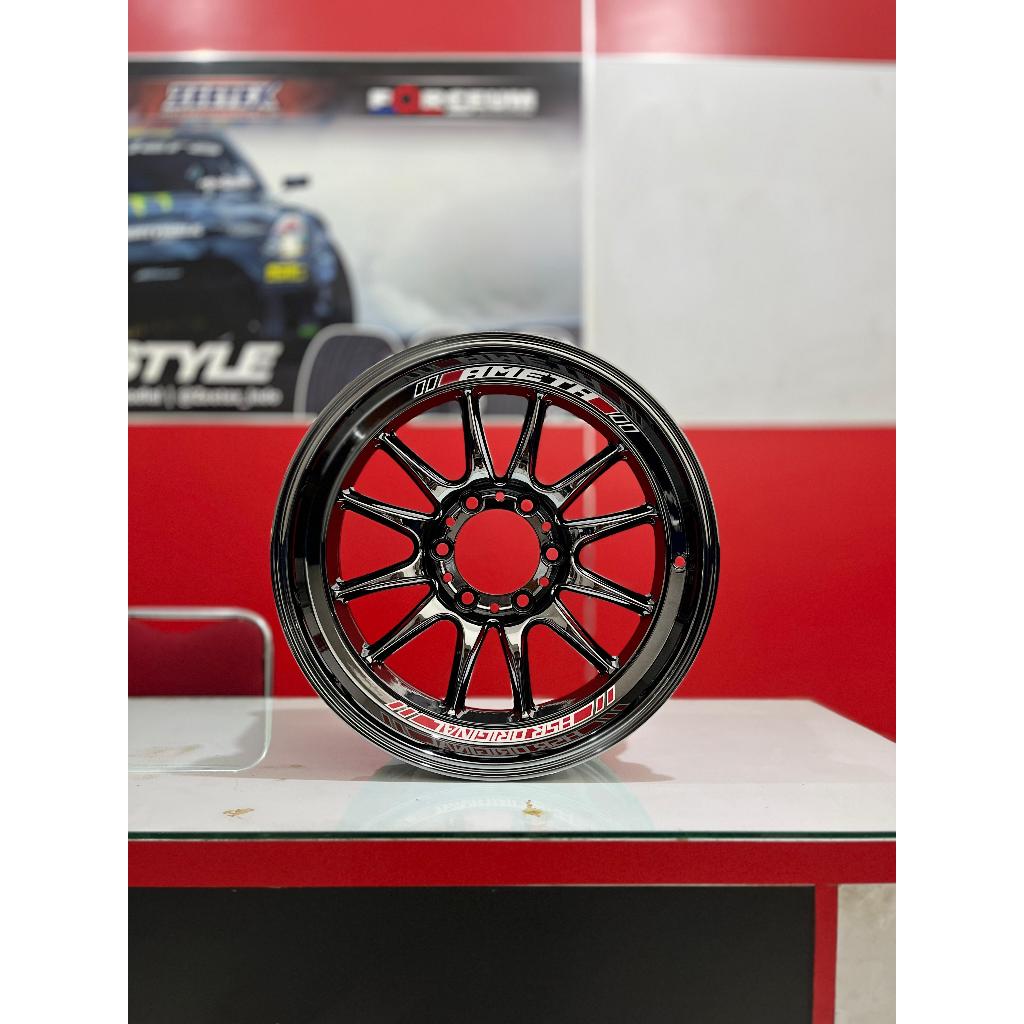 VELG MOBILPAJERO FORTUNER TRITON RING 18 HSR AMETH BLACK CHROME