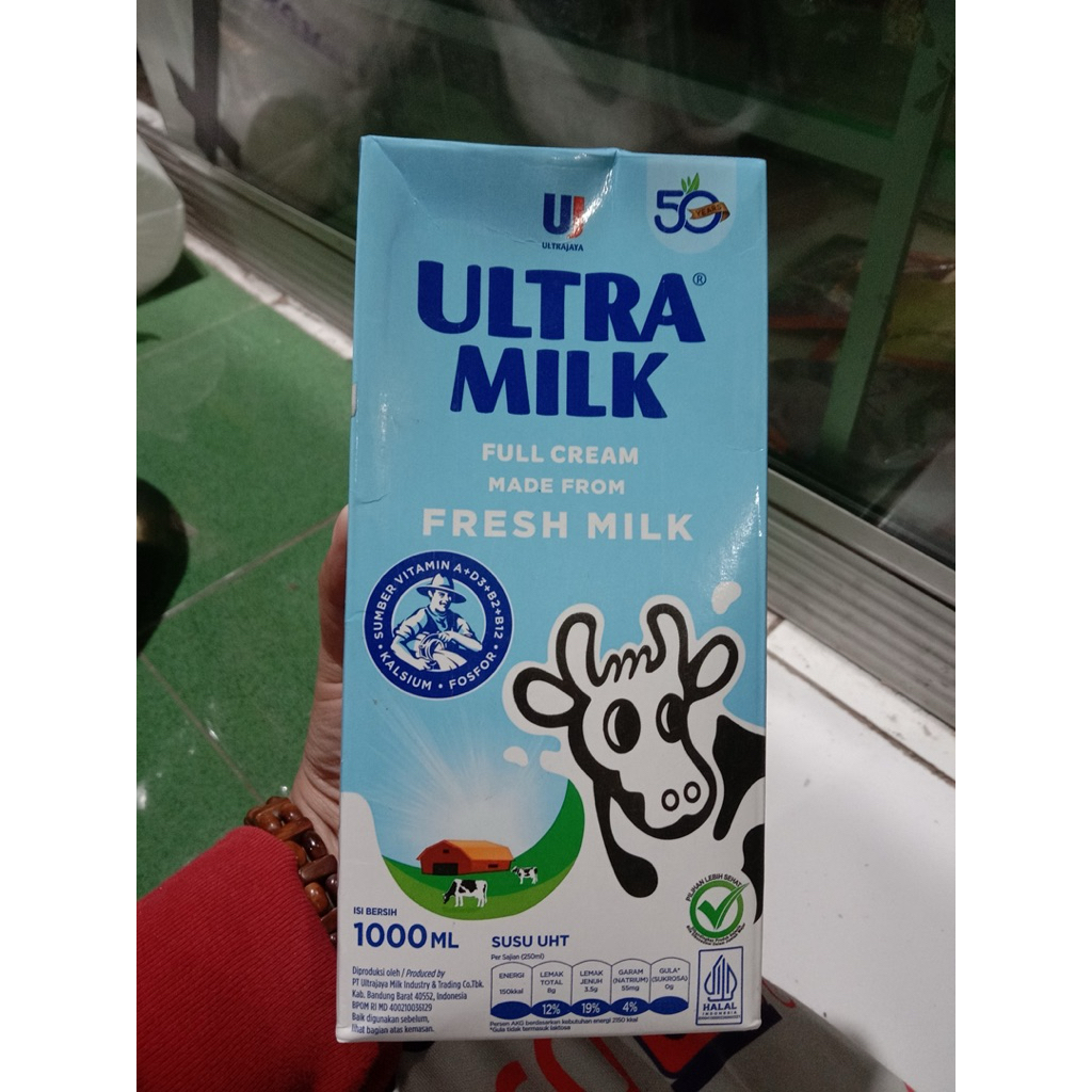 

SUSU UHT ULTRA MILK/DIAMOND 1000 ml