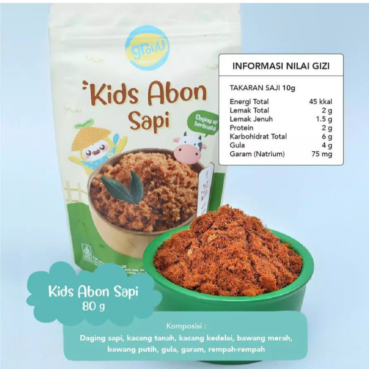 

Grouu Abon Kids Sapi 12+ Bulan