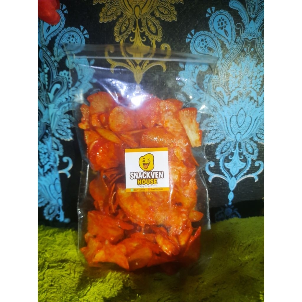 

Keripik Singkong Pedas Manis 160 Gram | Keripik Singkong | Keripik Singkong Pedas Manis | Keripik