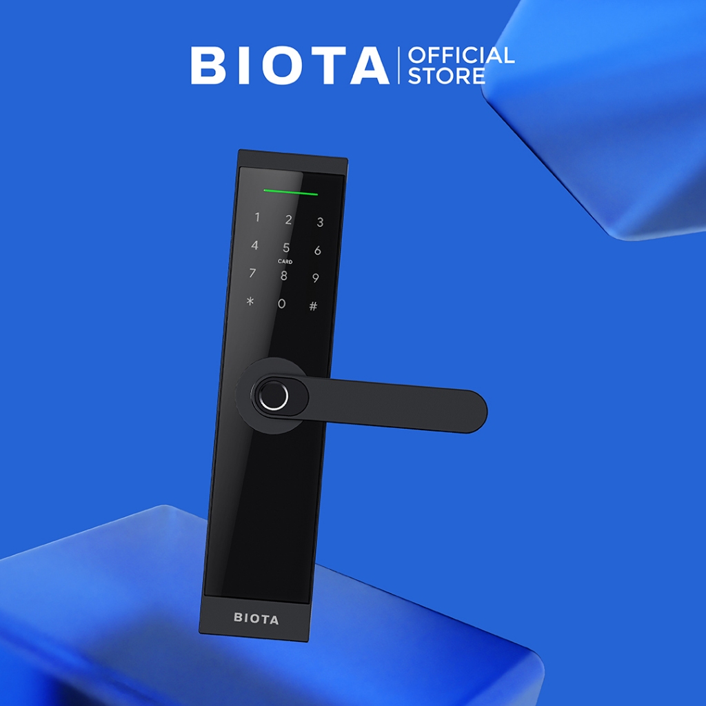BIOTA Smart Door Lock Plus - Handle Gagang Kunci Pintu Rumah Sidik Jari RFID Card Fingerprint Wifi
