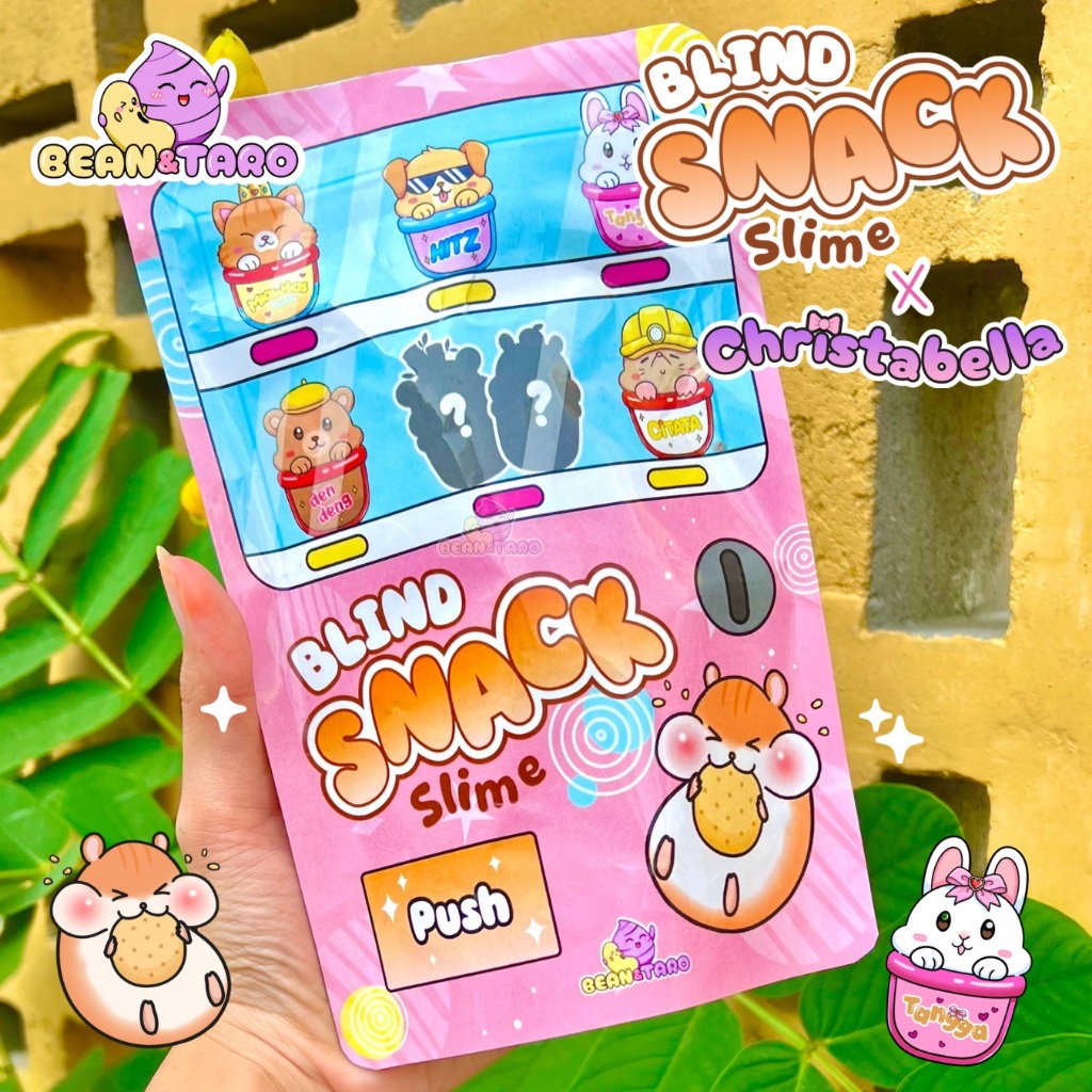 BLIND SNACK SLIME BY BEANT&TARO X CHRISTABELLA || SLIME LUCU || SLIME MISTERI || GATCHA SLIME