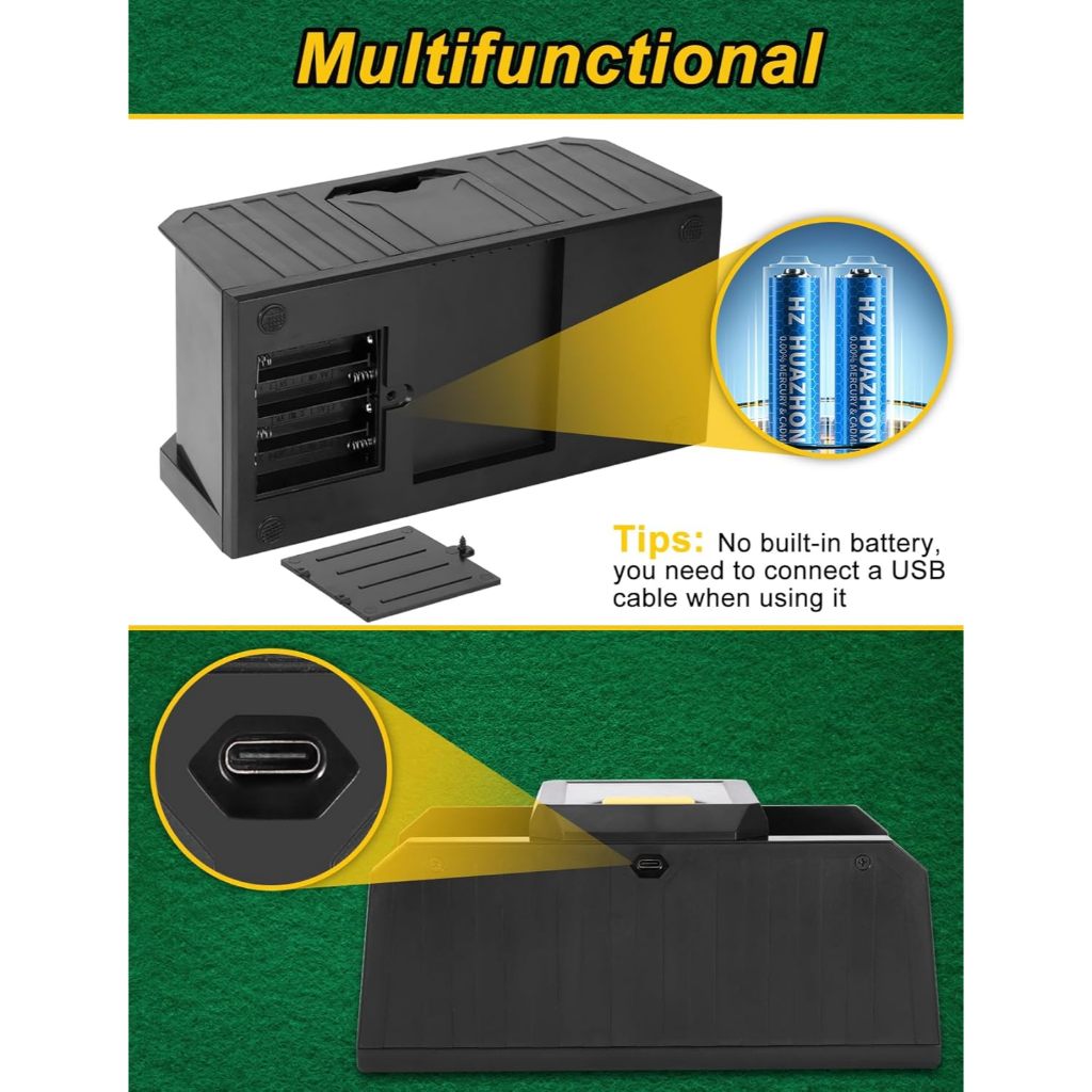 Mesin Kocok Kartu Otomatis 2 Deck Shuffle Machine Bridge UNO Games SIL S-44