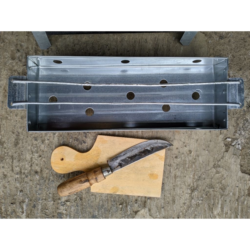 Panggangan Stainless gratis talenan dan pisau/Panggangan Ayam/Panggangan Sate/panggangan ayam/pangga