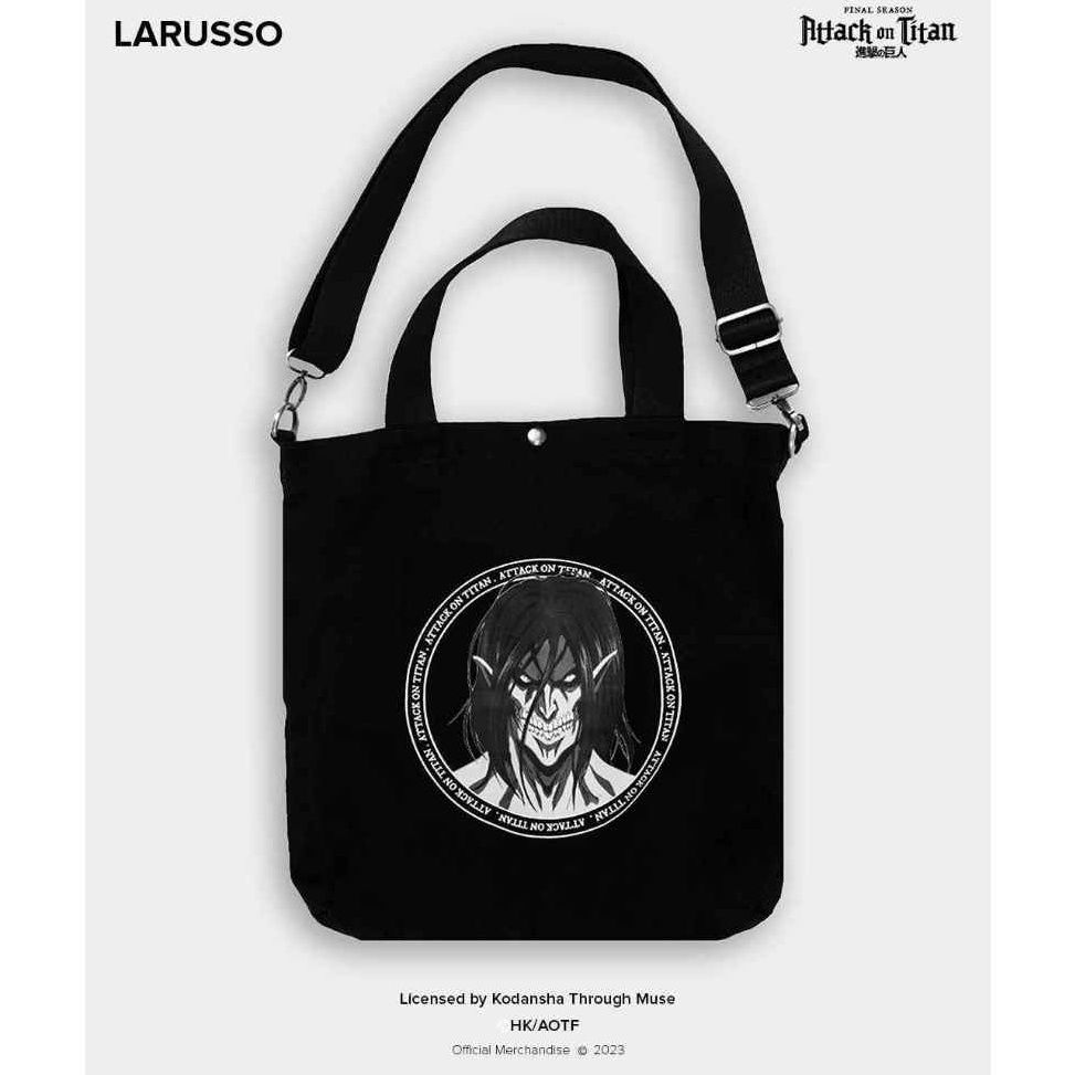 KODE R98H Larusso  Attack on Titan Tote Bag Eren Titan
