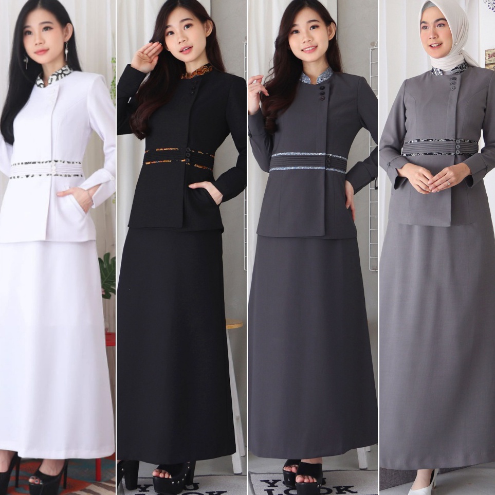 KODE U15S Blazer Wanita  Seragam PNS  Baju Dinas Pemda  Baju PNS Wanita  Baju ASN  Baju Guru Wanita 