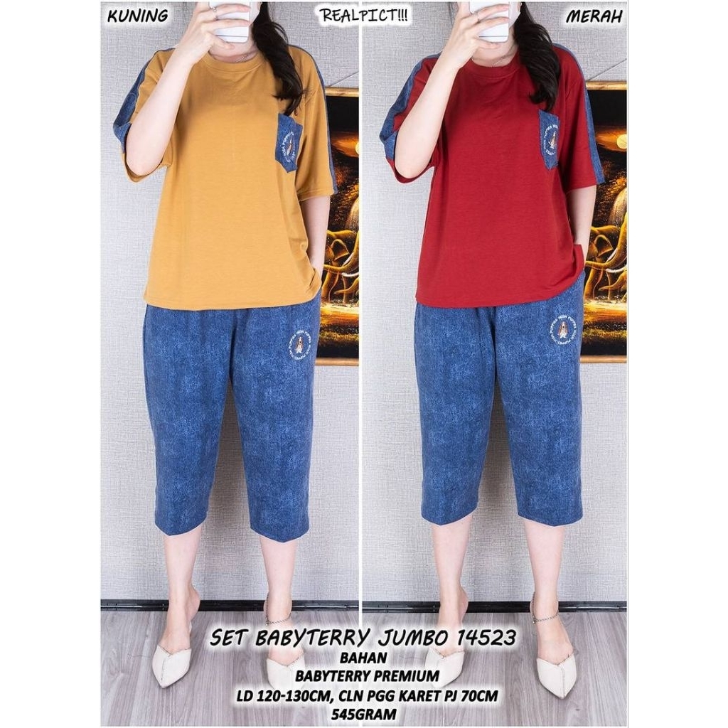 KC 14523 SET BABYTERRY JUMBO IMPORT LD 120-130CM / SET WANITA TERBARU / READY / REALPICT