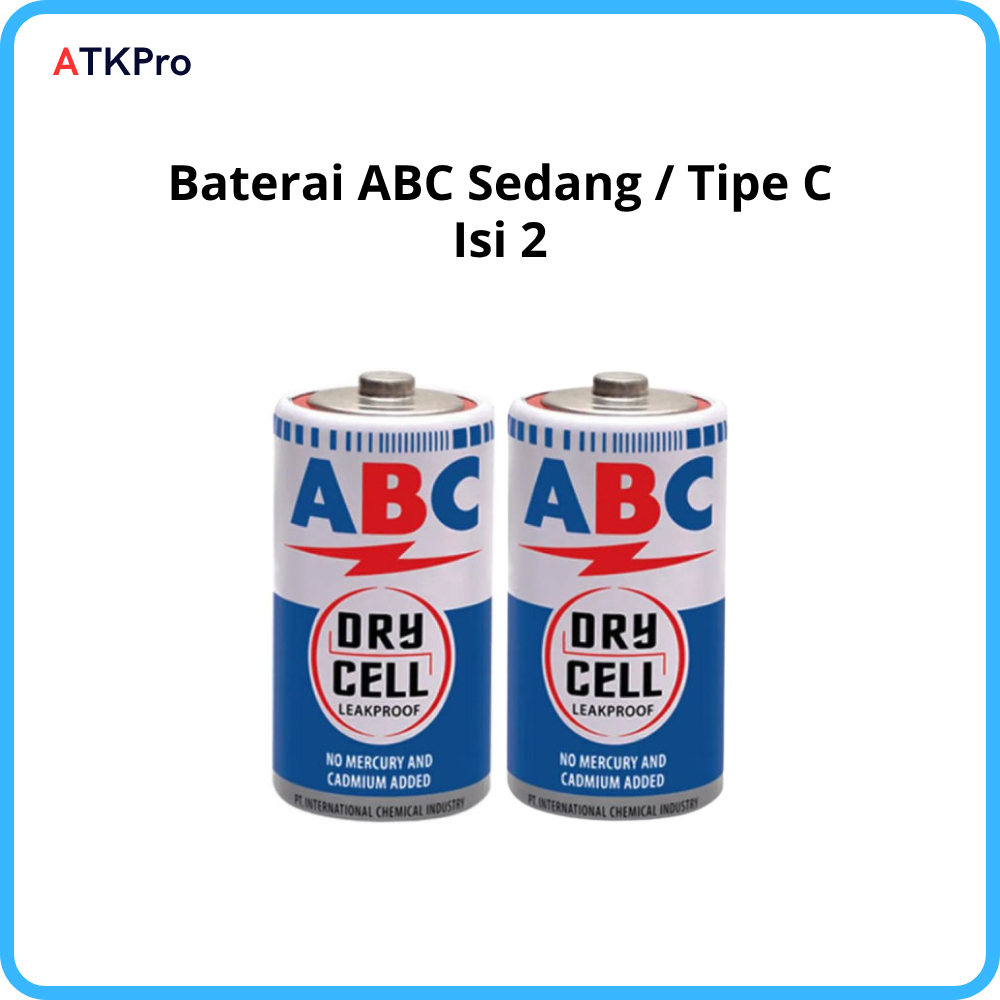 Baterai Batere Batery ABC Size C R-14 / Baterai ABC