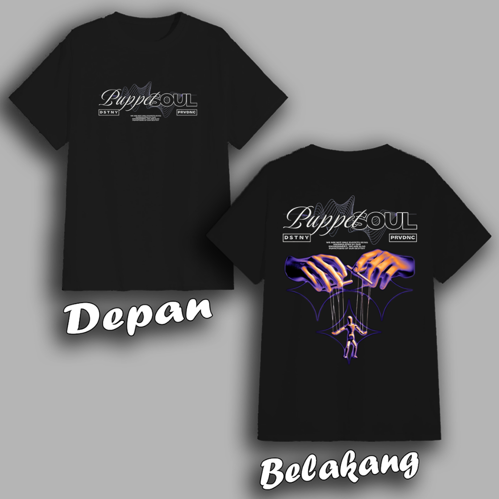 KAOS DISTRO PUPPELSOUL DESAIN / KAOS DISTRO PRIA WANITA