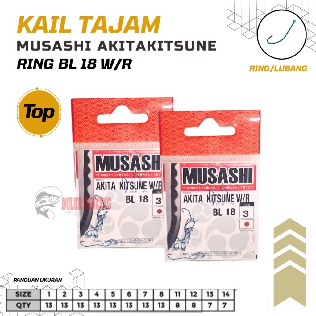 KAIL PANCING MUSASHI AKITAKITSUNE