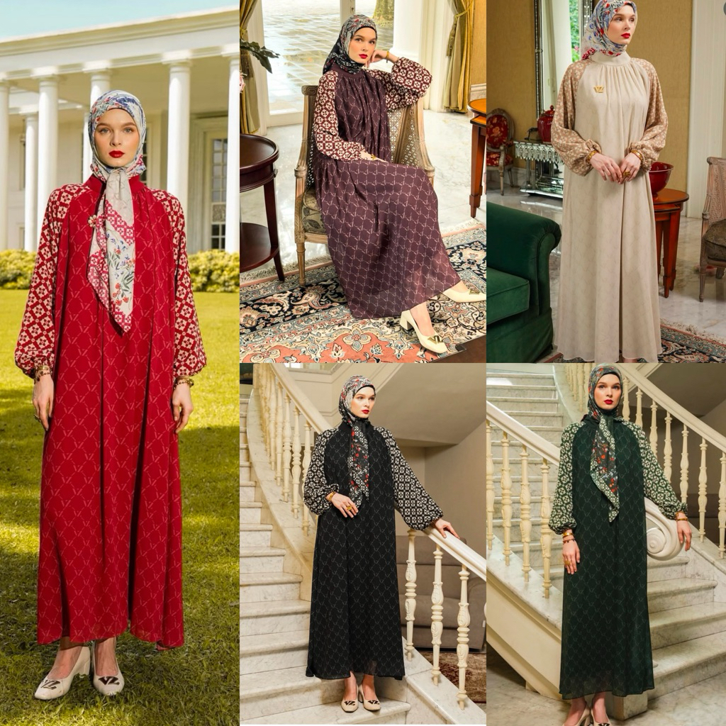 [READY STOCK] VZ MONOGRAM LINEAGE DRESS VIVI ZUBEDI