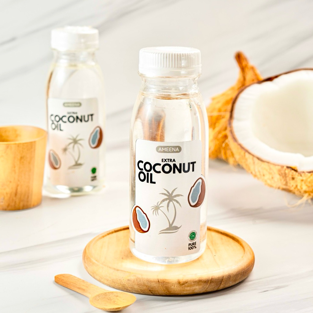 

[ MINI ] Pure Extra Coconut Oil 100ml - Ameena Minyak Goreng Kelapa 100%