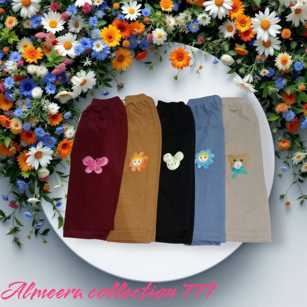 legging anak karakter bahan Rib Knit