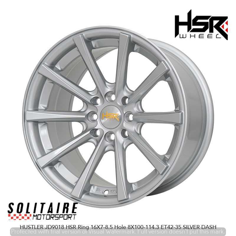 VELG RACING HSR RING 16 UNTUK JAZZ, BRIO, AVANZA, HSR HUSTLER R16 GRATIS ONGKIR
