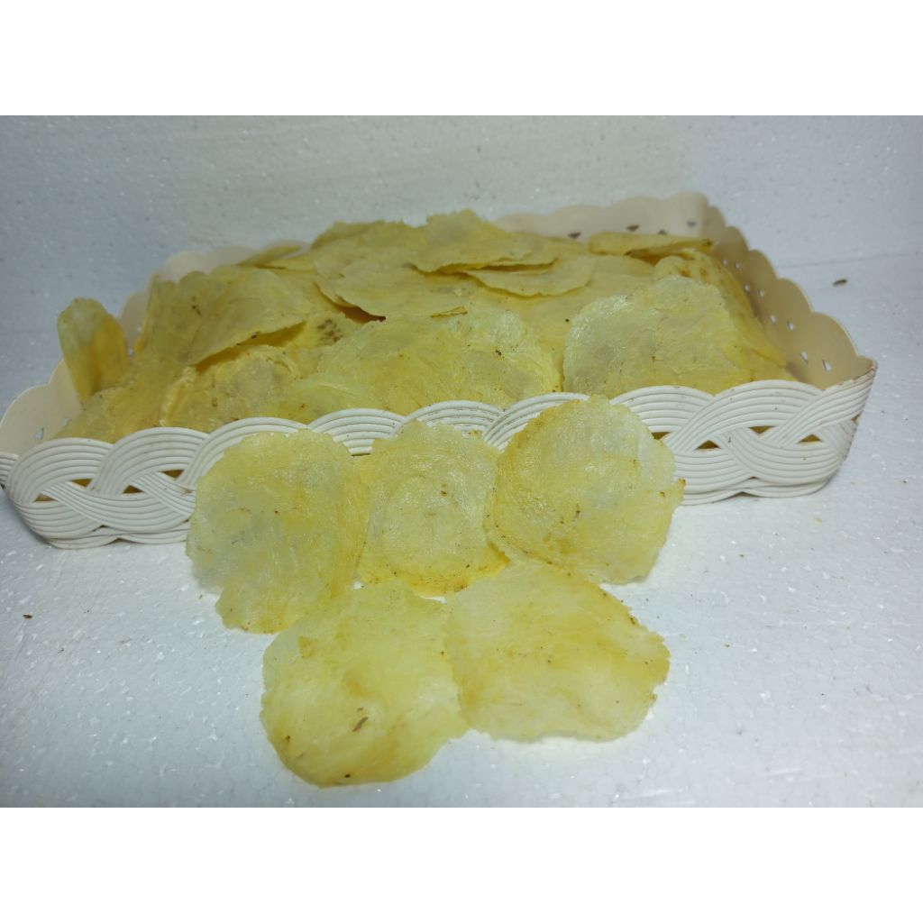 

emping melinjo murah 1kg ukuran besar 5-6biji asli kebumen