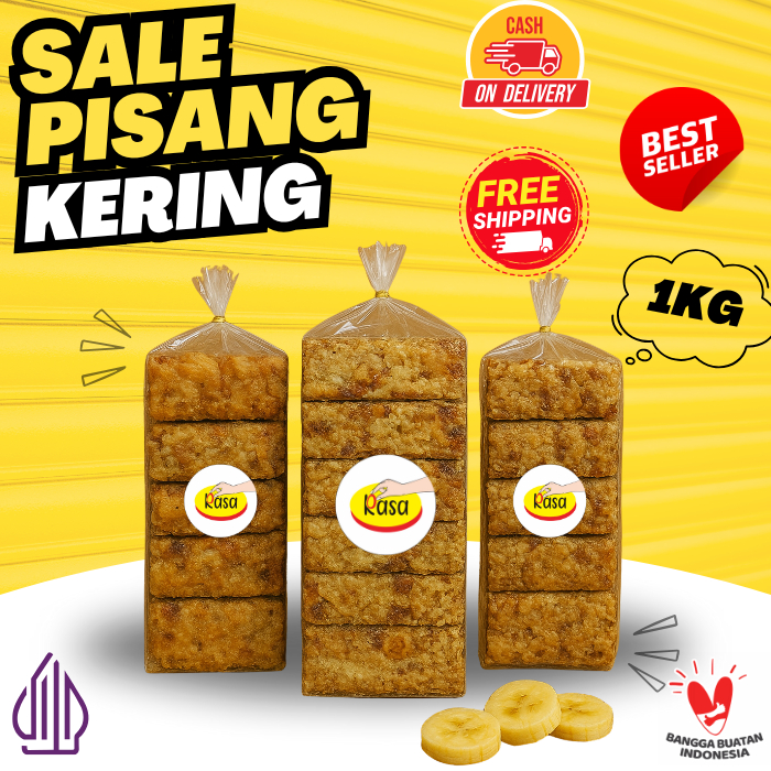 

Sale Pisang Kering 1kg RASA BANDUNG | Snack Pisang Tradisional Kiloan Renyah Manis Gurih Oleh Oleh Bandung