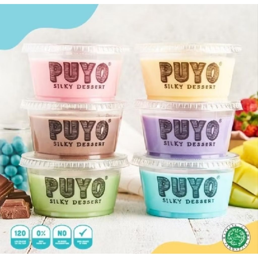 PUYO SILKY PUDING SIAP MAKAN PUYO SILKY PUDING PUYO SILKY DESSERT PUYO