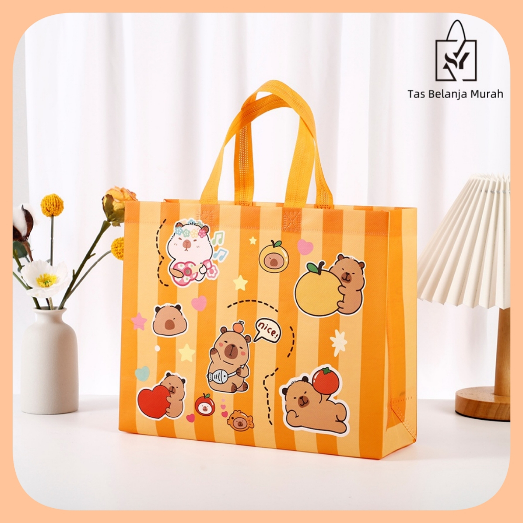 

Goodie bag-Tas Belanja tas Jinjing tas spunbond tas souvenir premium tebal dan kuat/Terlaris lipat jumbo/ waterproof/shopping bag Tas Belanja Murah Karakter Kartun-A30