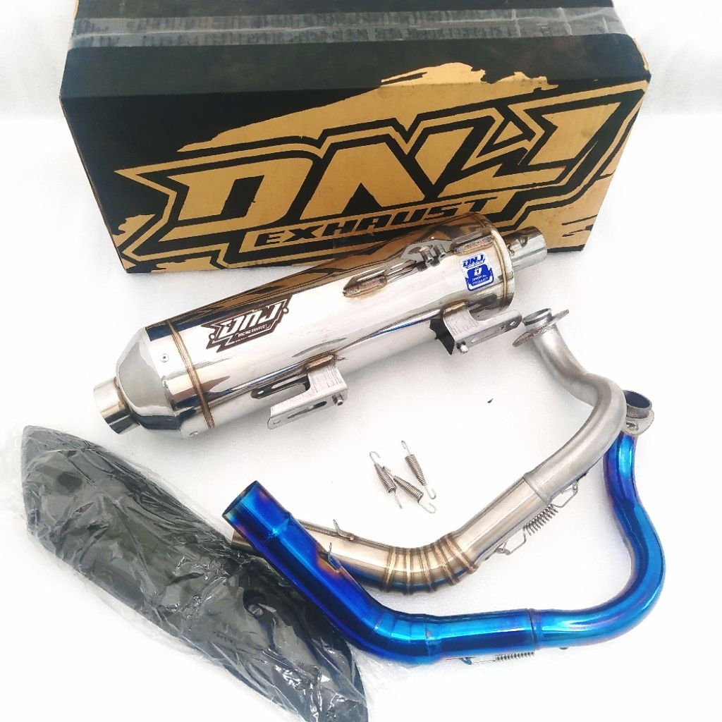 Knalpot Standar Racing Original DNJ EXHAUST PCX NMAX ADV Scoppy beat Vario Stylo Mio sporty Aerox