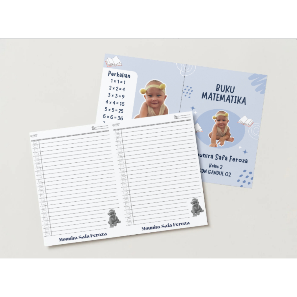 

Buku Tulis Custom / Buku Tulis Desain / Buku Tulis Murah / Sampul Buku Tulis