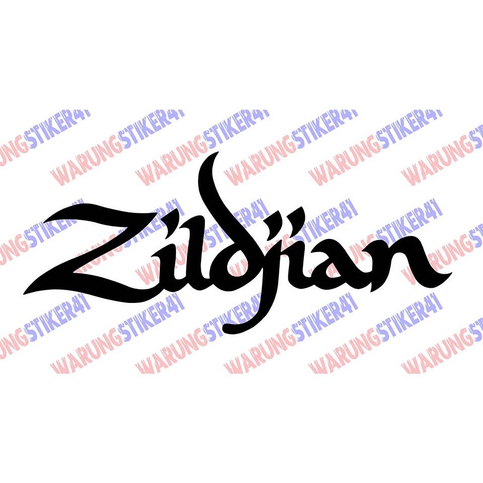 

stiker zildjian sticker cutting custom keren