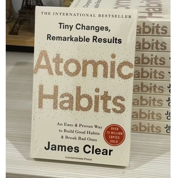 Original Book - Atomic Habits by James Clear English Version Paperback - Self Improvement Imported B