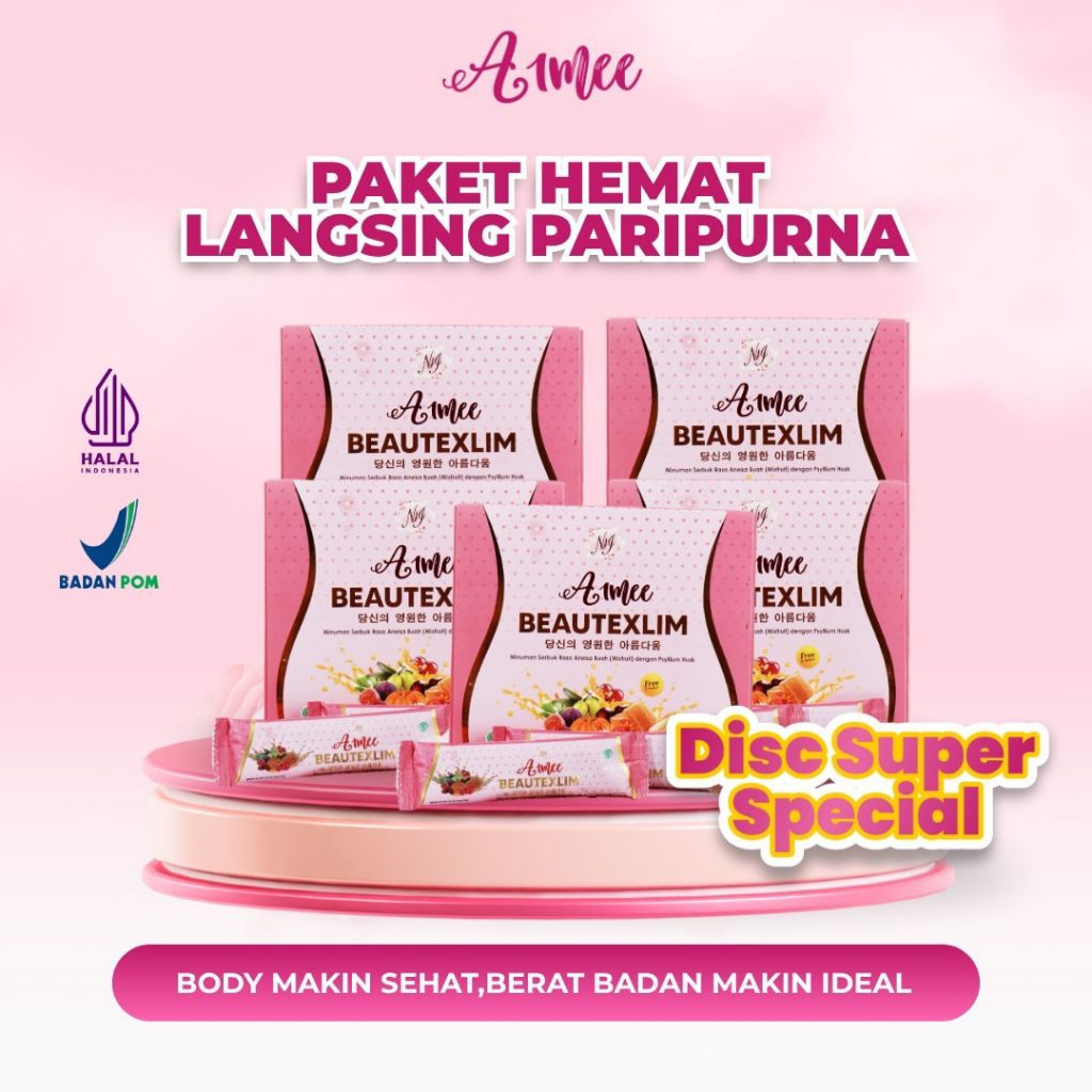 Aimee Beautexlim | premium fiber drink | solusi masalah pencernaanmu
