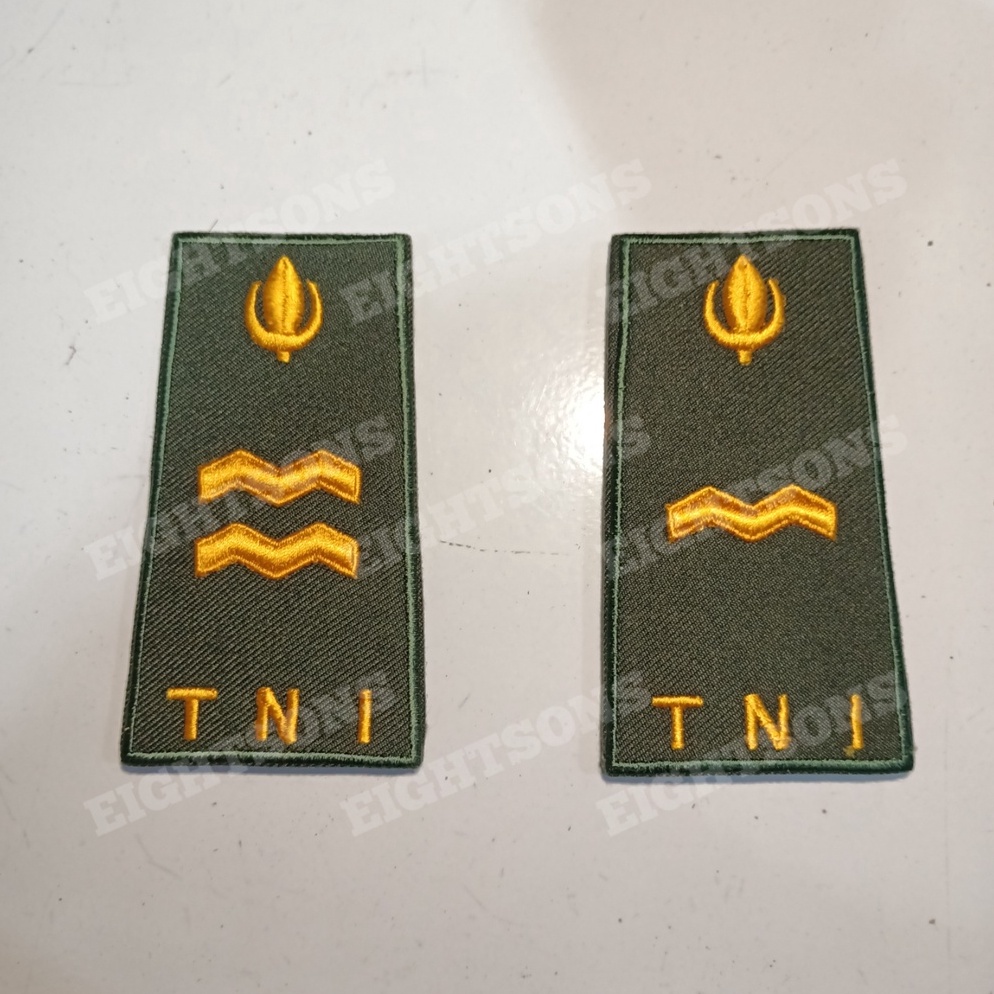 Pangkat PDH TNI AD Tentara Bintara Pelda Peltu Standard TNI KODE F2G4