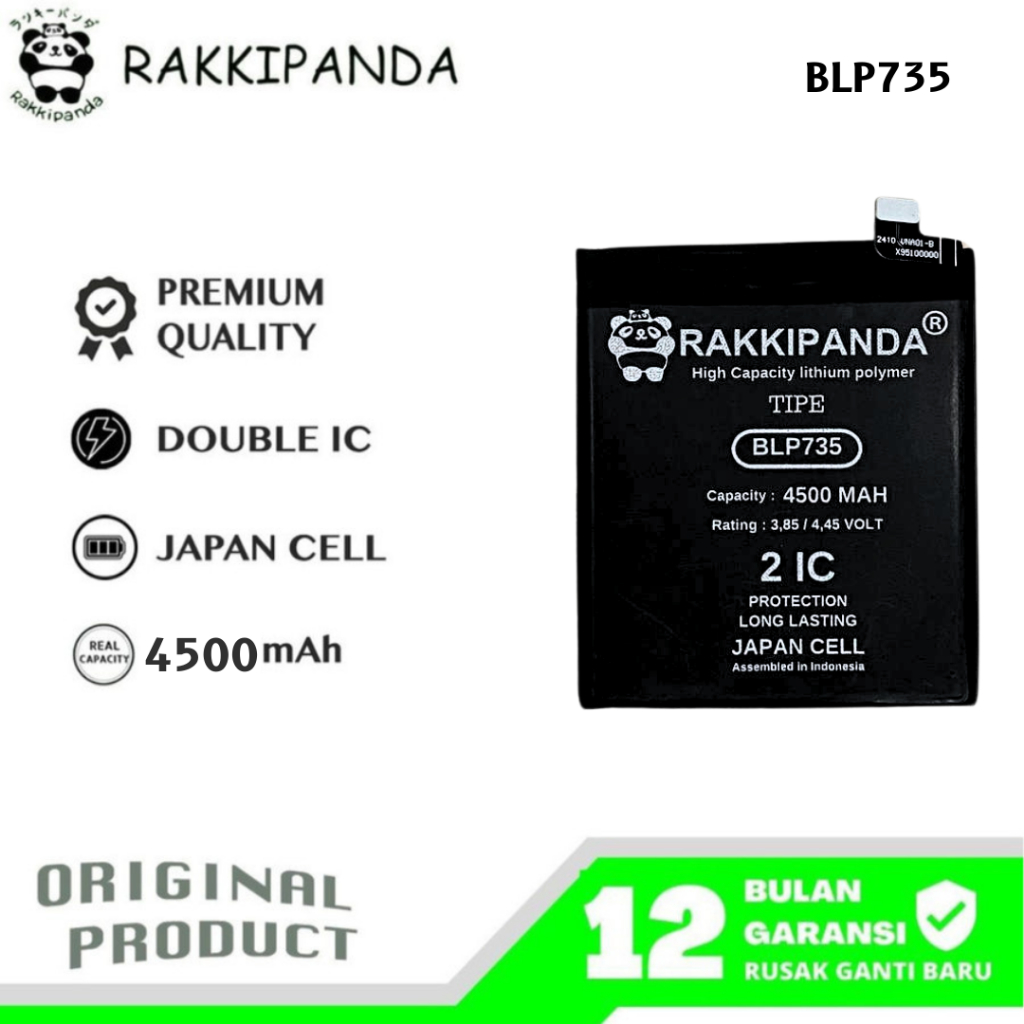 RakkiPanda - BLP735 Reno 2 Batre Batrai Baterai
