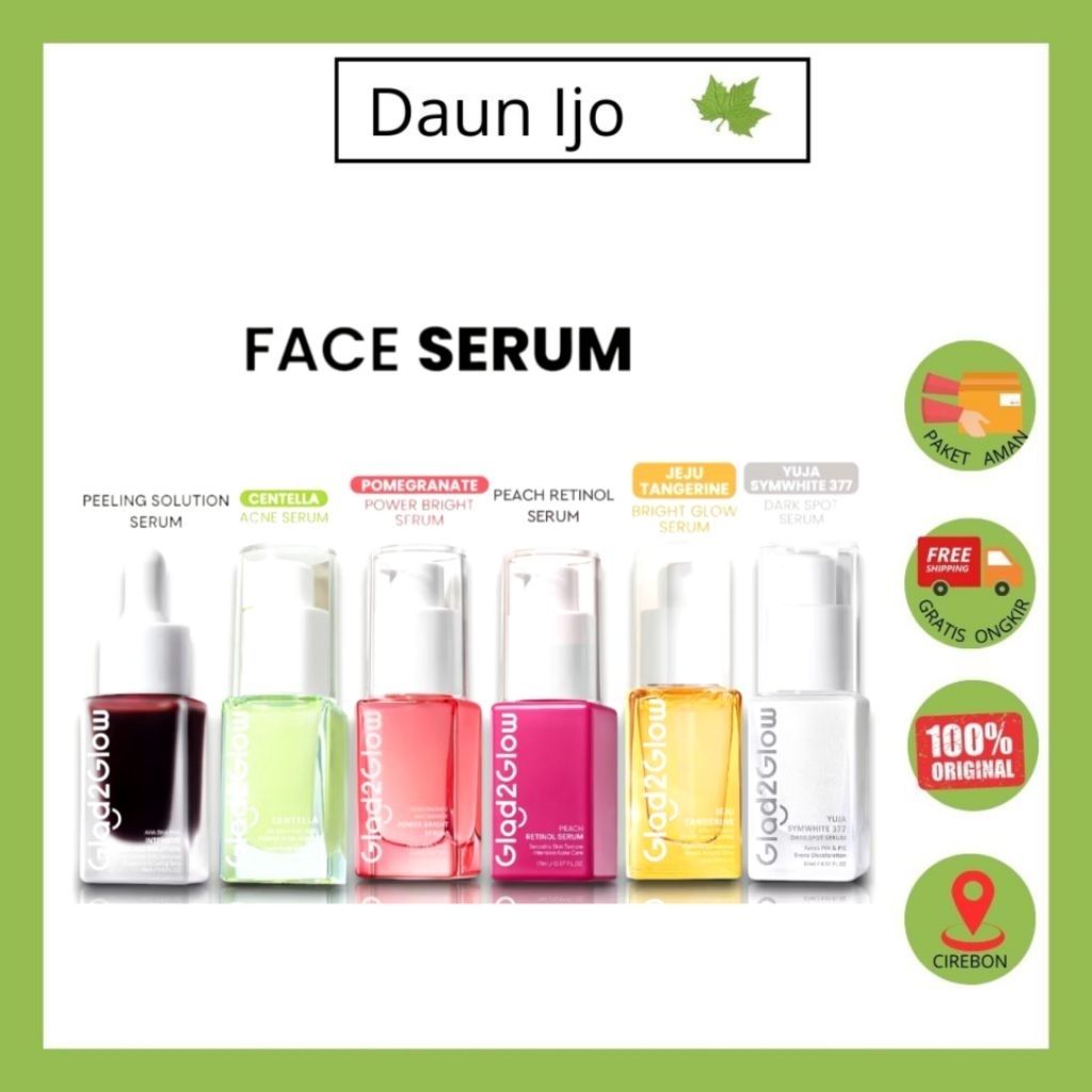 Glad2glow Face Serum 15ml