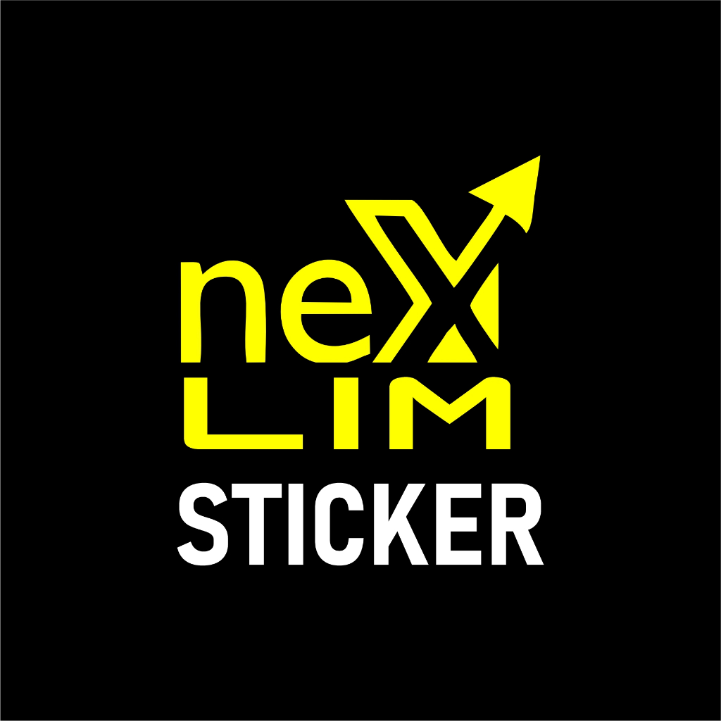 

sticker bahan vynil berlaminasi glossy ( hanya sticker)