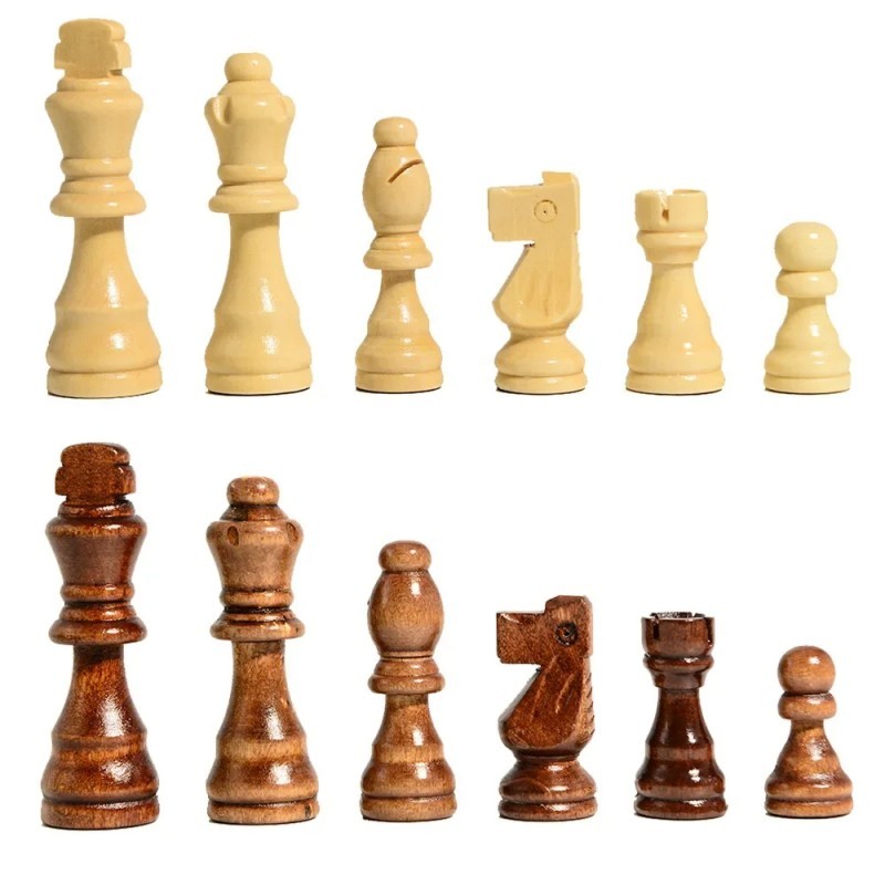 Bidak Catur Kayu Catur Catur Kayu Internasional Catur Magnet Board Games Chess Game Magnet Wooden