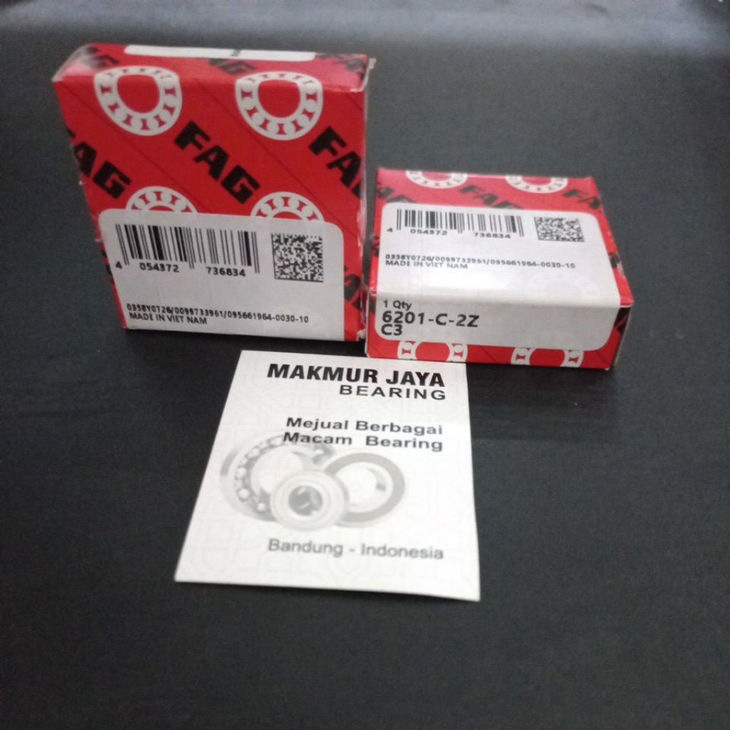 BALL BEARING 6201 ZZ C3 FAG