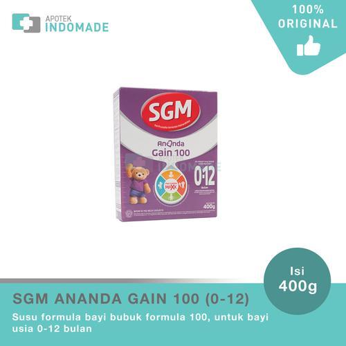 

SGM Ananda Gain 100 0-12 Bulan 400 Gr / Susu SGM Ungu Bayi - Susu Formula Bayi