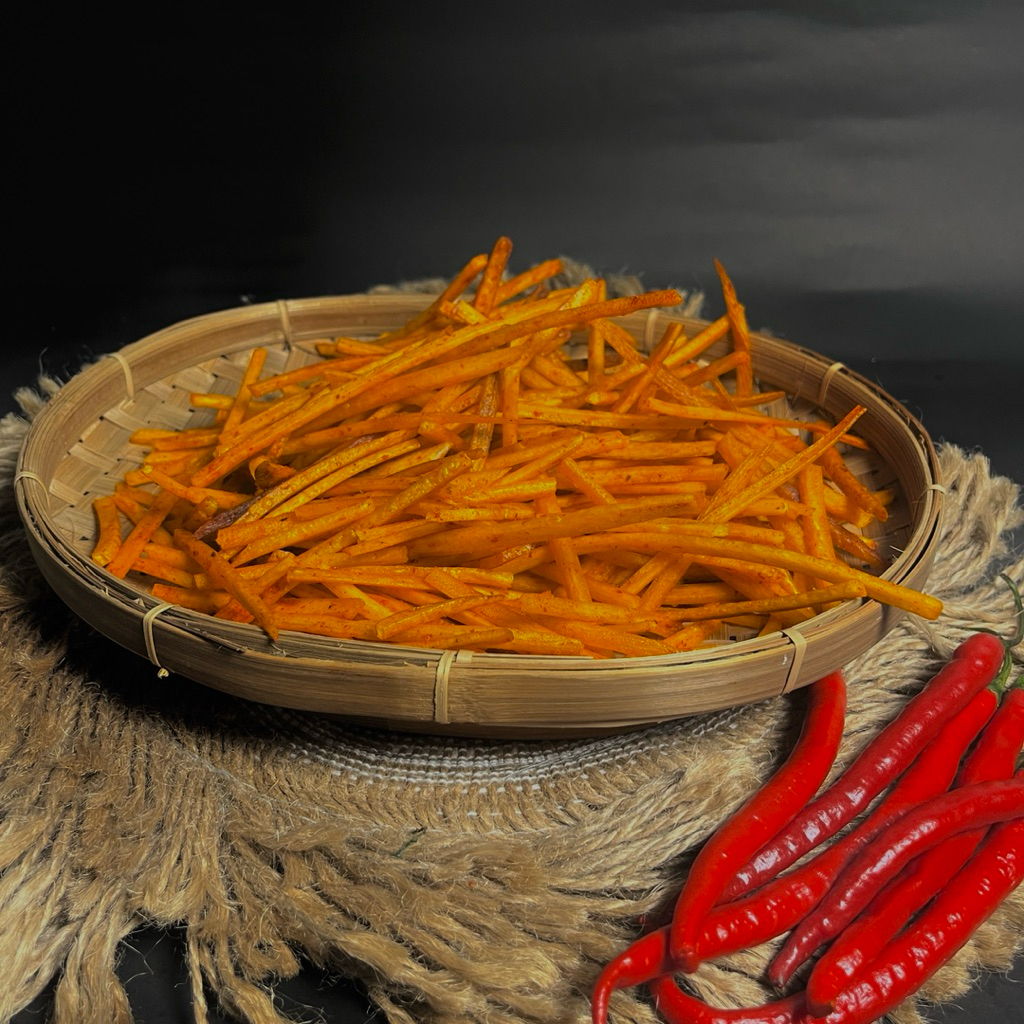 

Keripik Sanjai Lidi Pedas Khas Minang Kabau