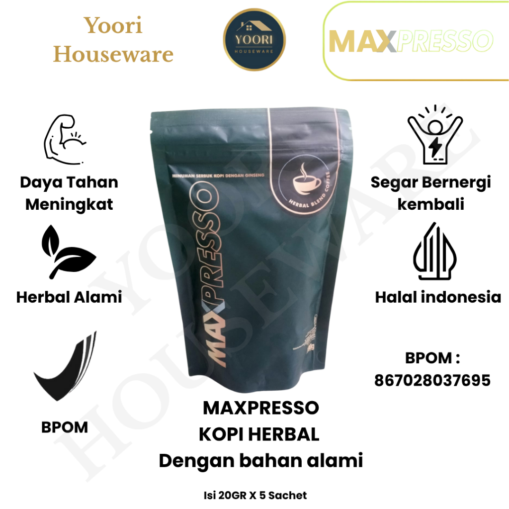 

Maxpresso kopi herbal penambah stamina pria