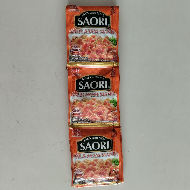 

Saori Saus Asam Manis Isi Bersih 25ml Saus Oriental Saori