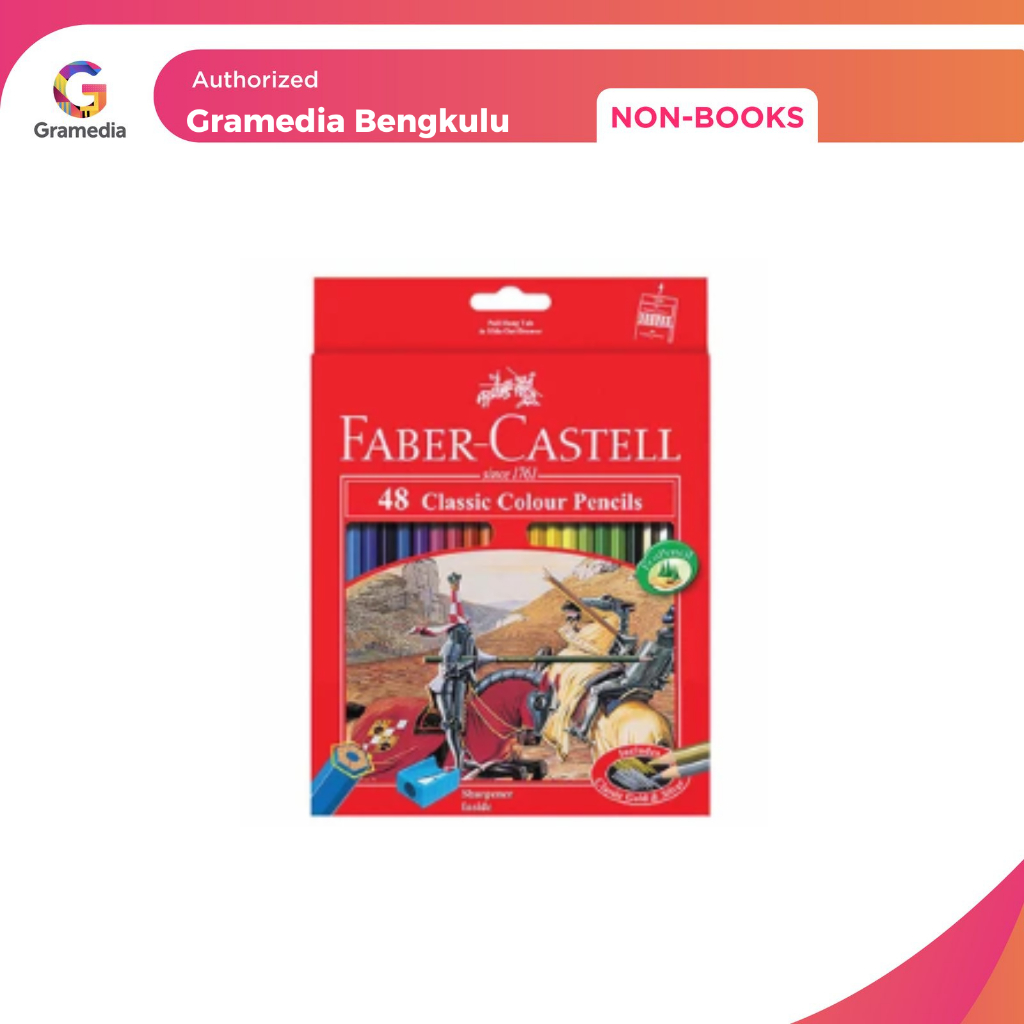 

Gramedia Bengkulu - Faber Castell Set 48 Pcs Pensil Warna Classic 115858