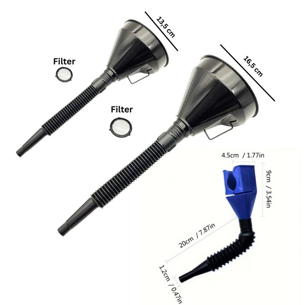 3 Corong Oli dan bensin corong elastis mutifungsi