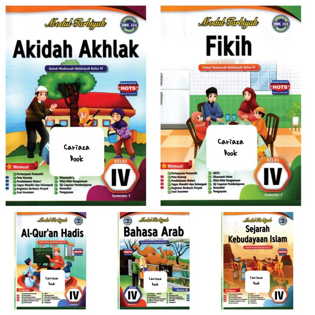 Buku Original Tarbiyah LKS Kelas 4 MI Semester 1 CV. Arya Duta