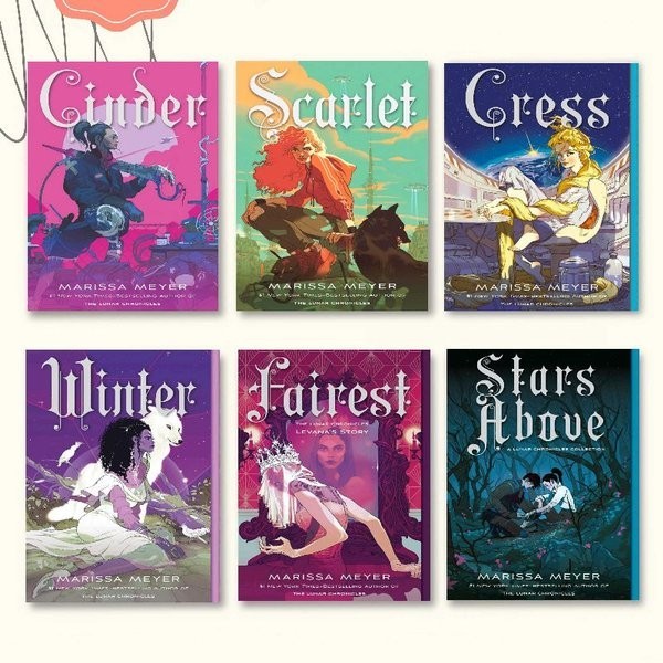 [ENGLISH] TL_ PAKET 6 THE LUNAR CHRONICLES : SCARLET, CRESS, FAIREST, STARS ABOVE, WINTER, CINDER