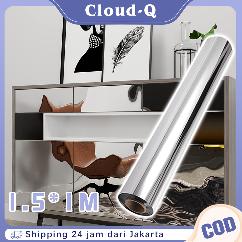 One Way Cermin Stiker Jendela Stiker Kaca Film Stiker Kaca Bercermin