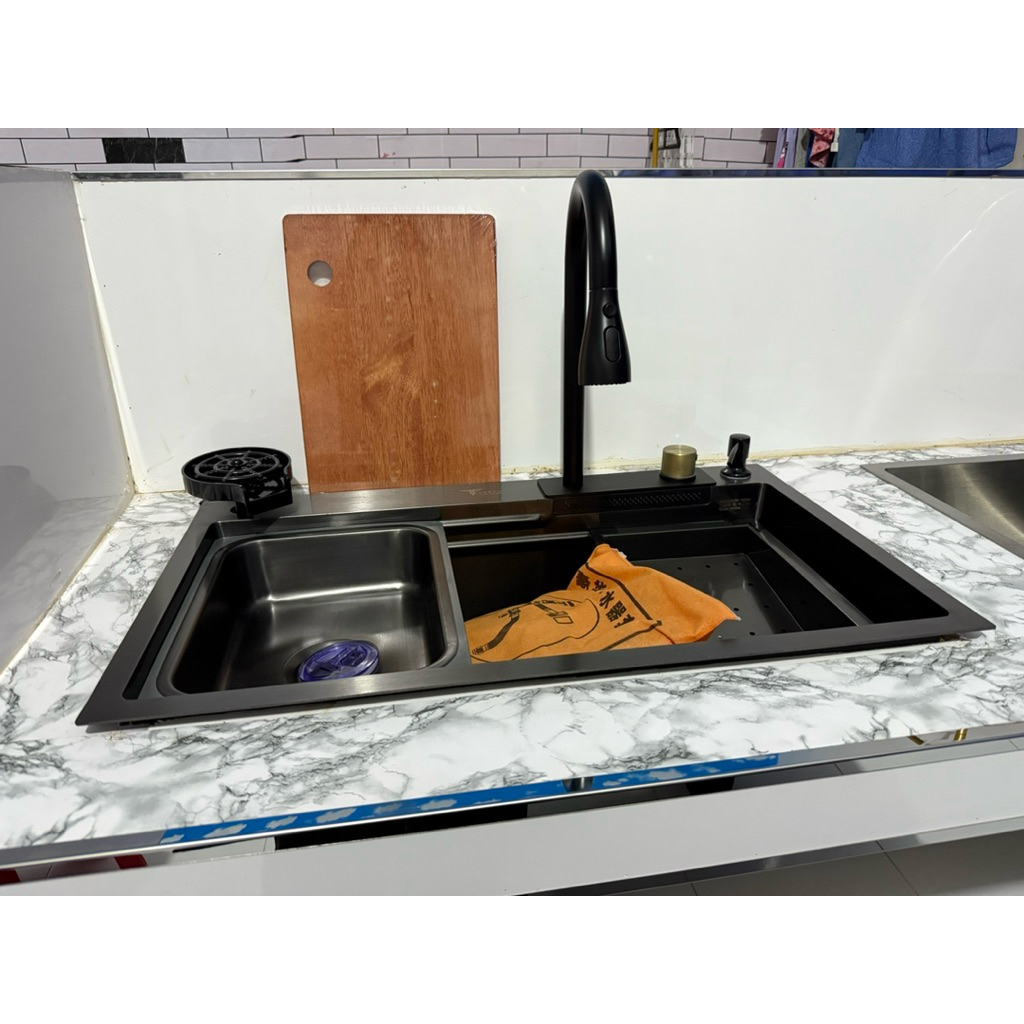 Kitchen Sink Bak Cuci Piring 1 Lubang 7846 BLACK