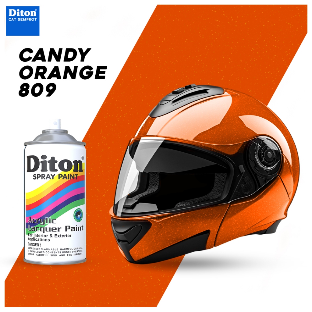Cat Semprot Diton - Candy Orange 809