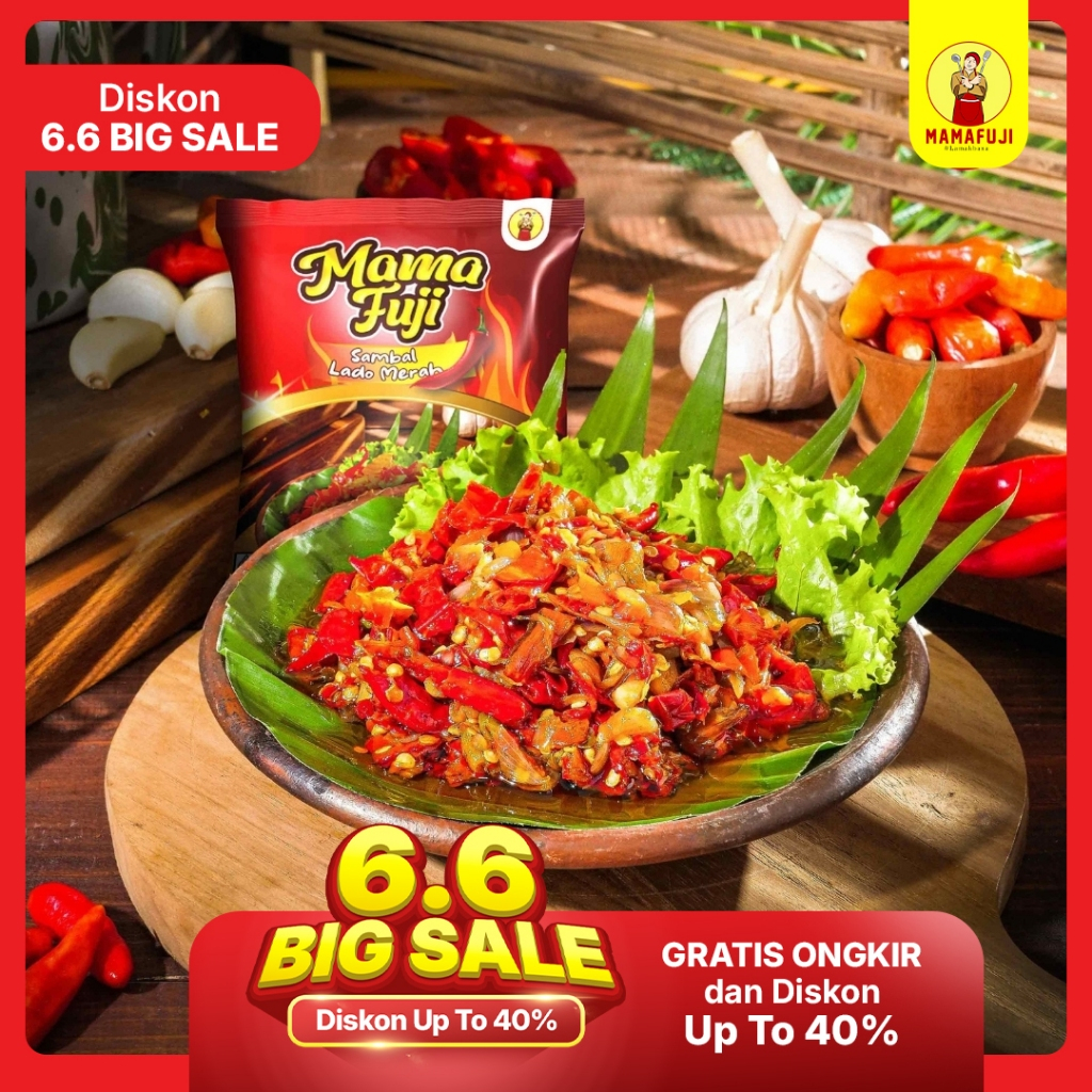 

[NEW LAUNCHING] Mamafuji - Sambal Lado Merah 150 Gram