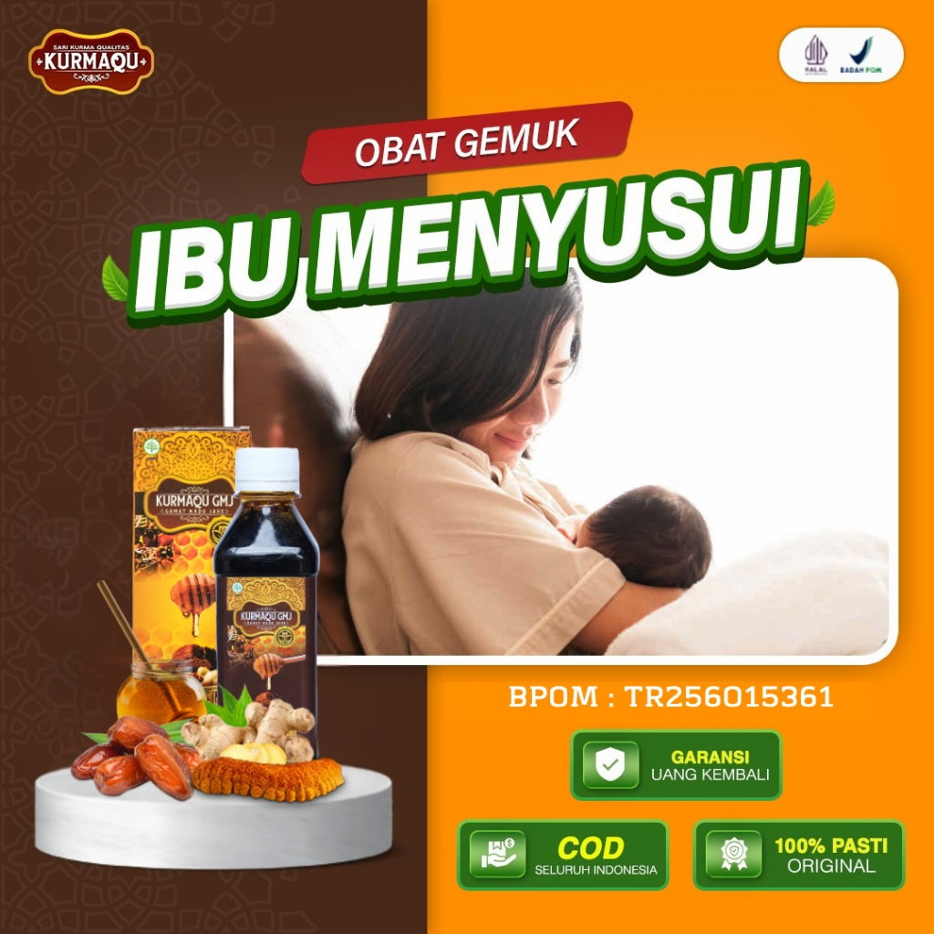 Obat Gemuk Ibu Menyusui Madu Suplemen Penggemuk Badan Ibu Menyusui Penambah Nafsu Makan KurmaQu
