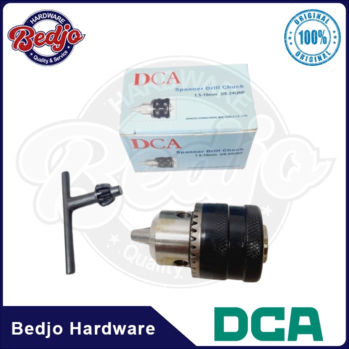 DCA Kepala Bor 10 mm 13 mm Drill Chuck 10mm 13mm Model Drat Kepala Mesin Bor