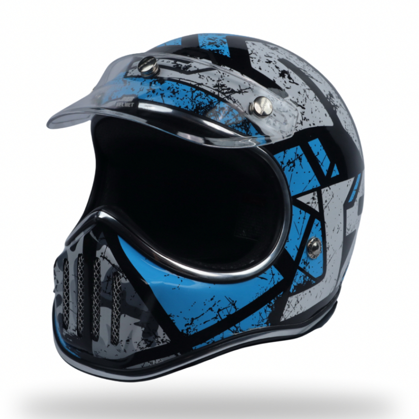 HELM CAKIL JS SNI/HELM CROSS/HELM JS CAKIL/HELM GANTENG/HELM RETRO/HELM KEREN/CAKIL LIST CROME